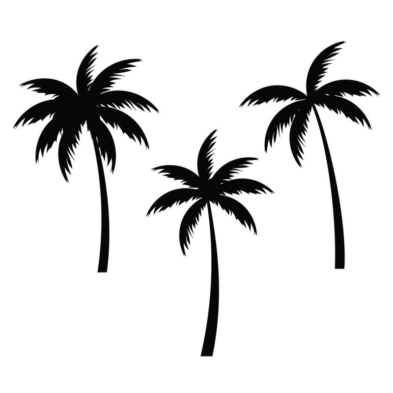 Palm tree svg, palm trees svg, palm tree pdf, palm trees pdf, palm tree png, SVG - 圖文模板設計 - 其他材質 