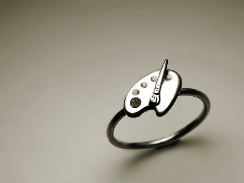 Small palette Silver ring - แหวนทั่วไป - โลหะ สีเงิน