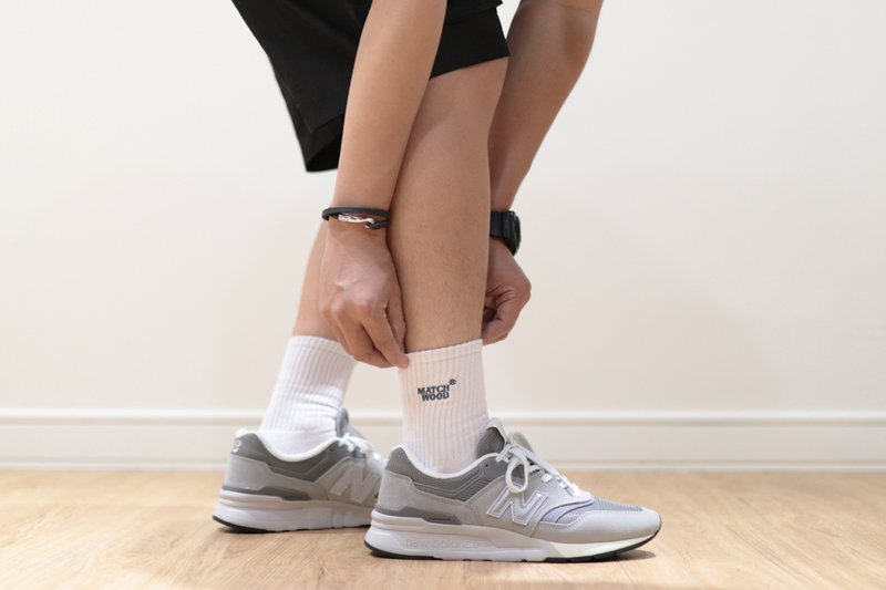 多件優惠 LVHS LOGO Sock 抑菌除臭機能 中統運動襪 台灣製造 - 襪子 - 棉．麻 