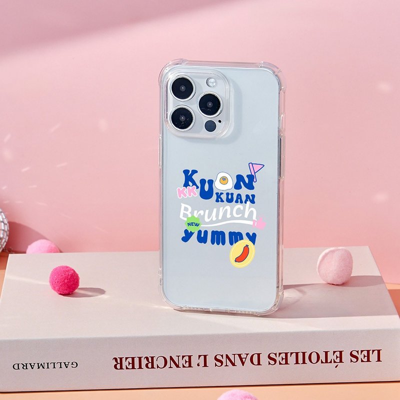 KUAN好吃早午餐全氣囊防摔iPhone手機殼 - 手機殼/手機套 - 塑膠 透明