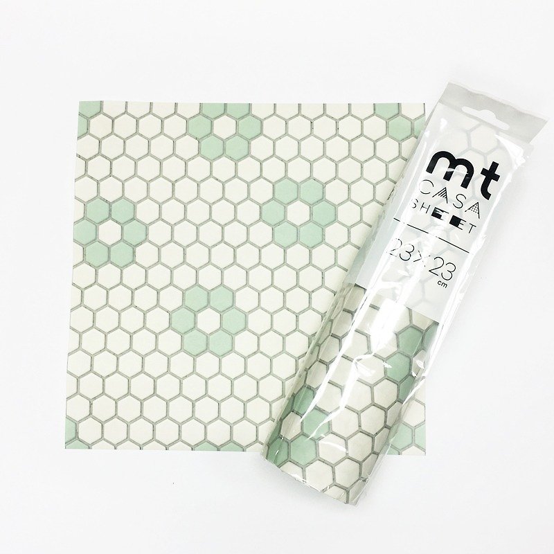 KAMOI mt CASA SHEET Decorative Wall Sticker (S) [Hexagon Tile (MT03WS2303)] - ตกแต่งผนัง - กระดาษ หลากหลายสี