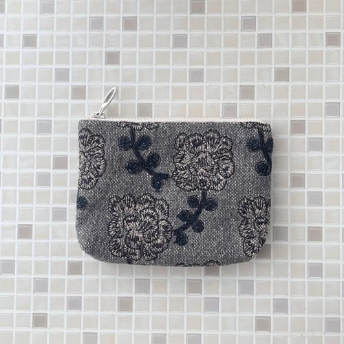 mukava handmade mina perhonen tambourine & yula 刺繍化妝包 コスメポーチ 繡花包 刺繡袋
