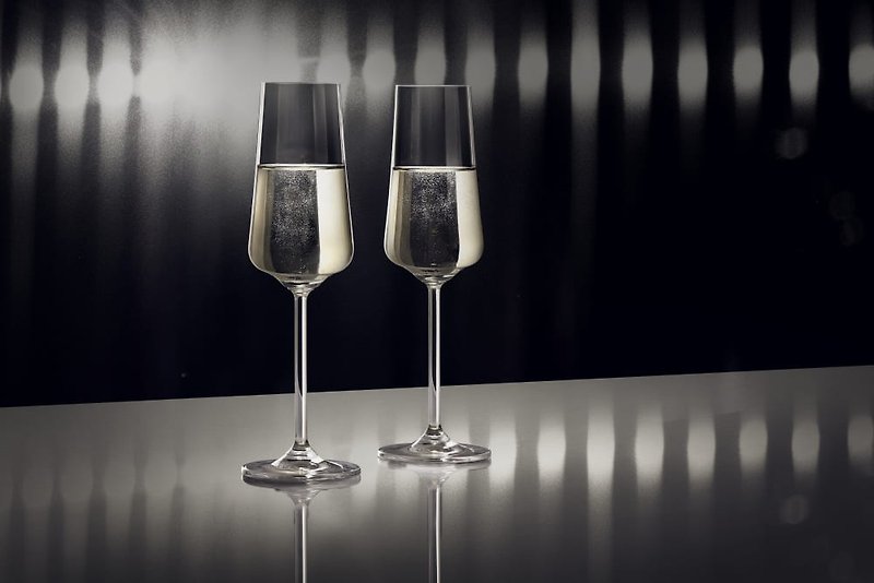Ocean Allure champagne flute 215ml/1 pack - Bar Glasses & Drinkware - Glass Transparent