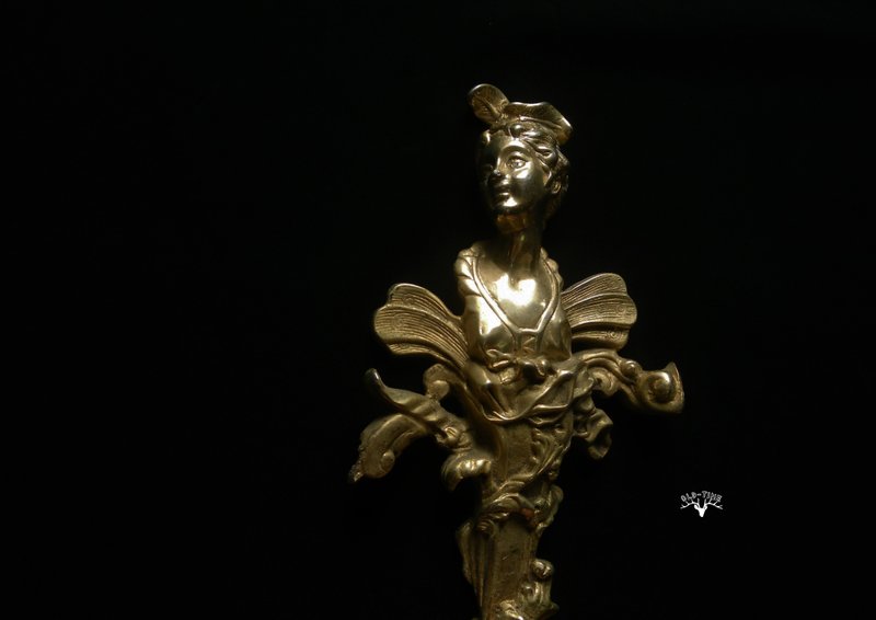 【老時光 OLD-TIME】早期歐洲厚重銅仕女壁飾 - 擺飾/家飾品 - 其他材質 多色
