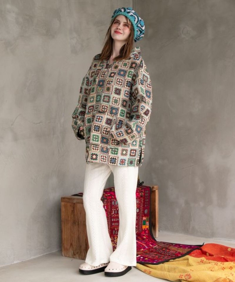 [Popular Pre-order] Gobelin Checkered Print Hoodie (2 Colors) CAA-6120 - Unisex Hoodies & T-Shirts - Other Materials 