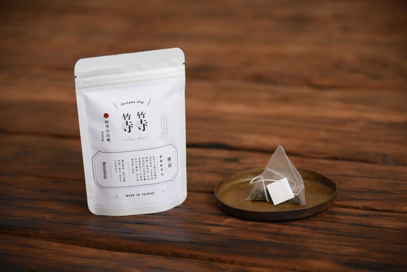 獨家-等團圓-阿里山烏龍/三角立體茶包籤詩輕巧袋/台灣茶推薦 - 茶葉/茶包/水果茶 - 新鮮食材 紅色