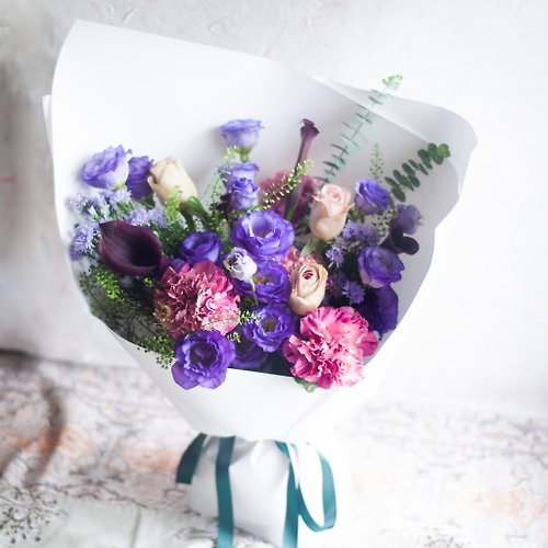 WAS floral 優雅紫色系花束 | 鮮花花束 | 紀念日 | 生日