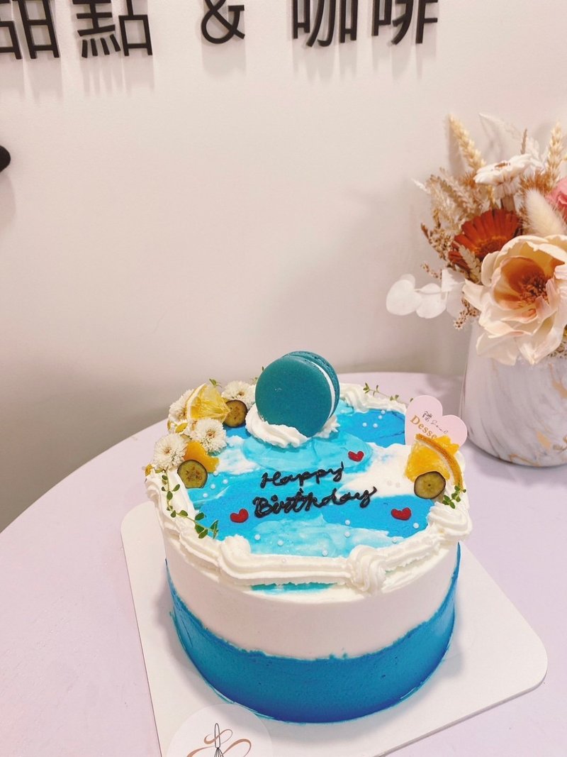 客製化蛋糕 生日蛋糕 蛋糕 甜點 生日蛋糕 馬卡龍蛋糕 鑠甜點 - 蛋糕/甜點 - 新鮮食材 