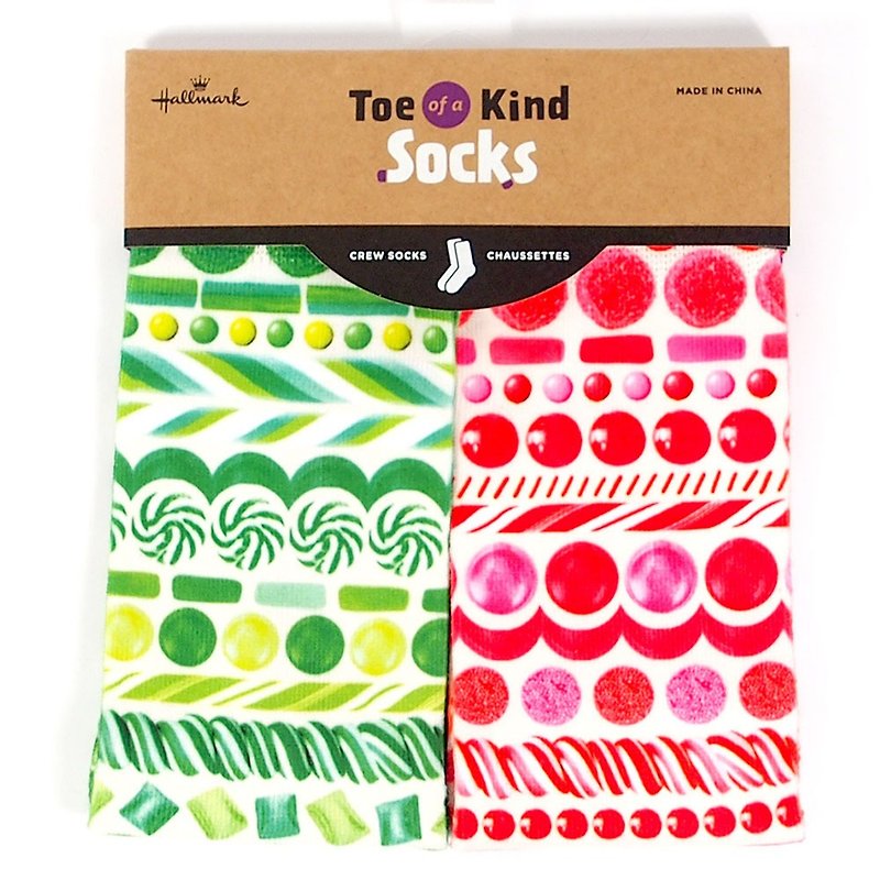 Christmas stockings - Candy Saga [Hallmark - Gifts Christmas Series] - Socks - Cotton & Hemp White