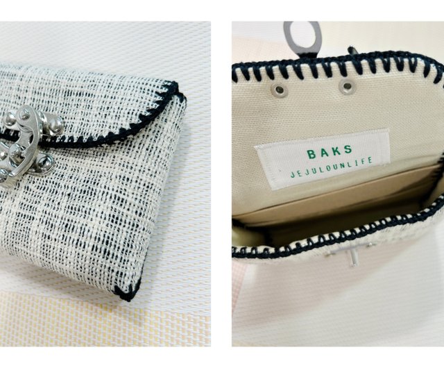 TOAST BAG LARGE TWEED BLACK