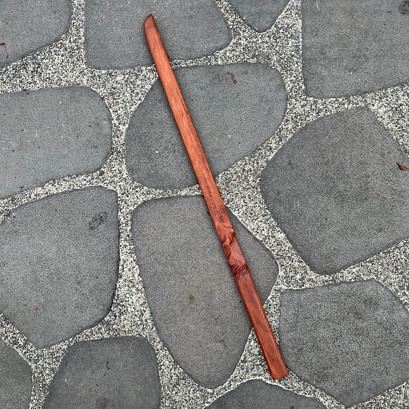 我販劍　妖刀　斬魆　手工木刀　藝術木劍　日本刀　武士刀　魔劍 - 擺飾/家飾品 - 木頭 紅色