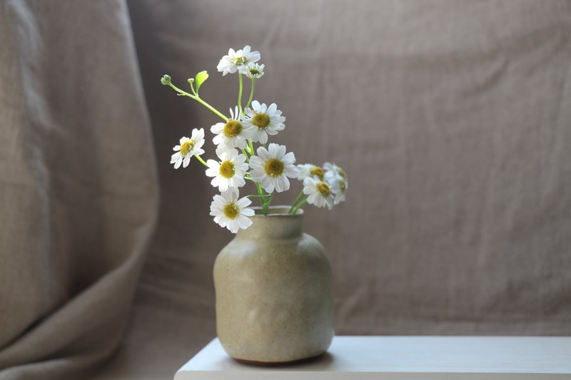手捏陶 花器 - 花瓶/花器 - 陶 