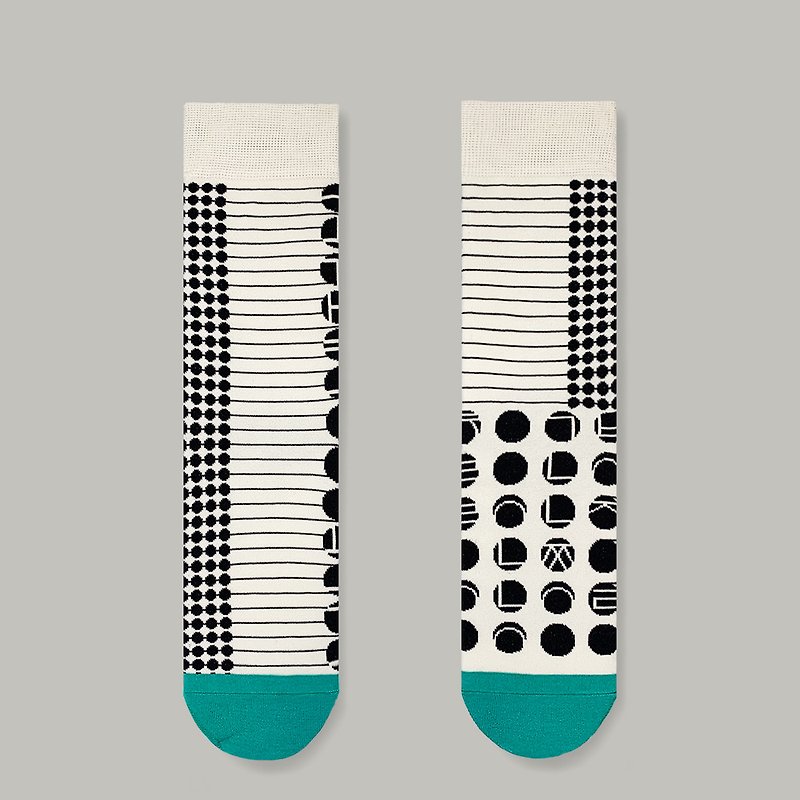 Cotton & Hemp Socks White - amber_dot / cotton / irregular / socks