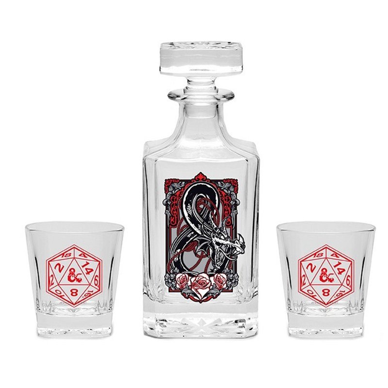 【龍與地下城】精美醒酒器套組/DUNGEONS & DRAGONS - 酒杯/酒器 - 玻璃 
