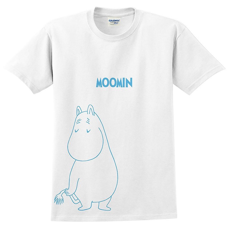 MOOMIN授權-短袖T桖 愛慕Moomin(3色) - 女 T 恤 - 棉．麻 多色