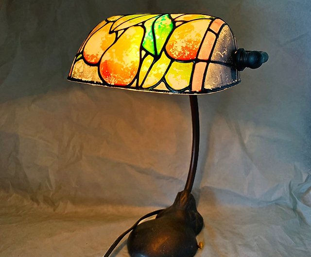 European Classical Stained Glass, Stained Glass Small Table Lamps