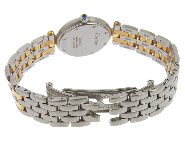 CARTIERパンテールラウンド　SM SS 日本直送】カルティエ CARTIER パンテールSM ラウンド 腕時計 2ロウ SS