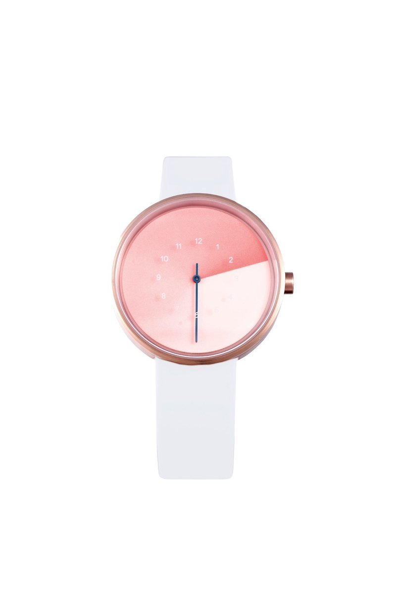 Pinkoi 限定 for HER Hidden Time Watch 世界第一支隱藏時光的錶 - 對錶/情侶錶 - 貴金屬 粉紅色