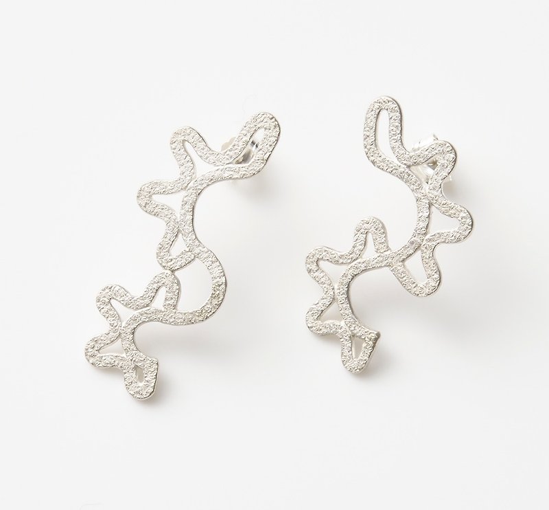 CP63 - Earrings & Clip-ons - Other Metals Silver
