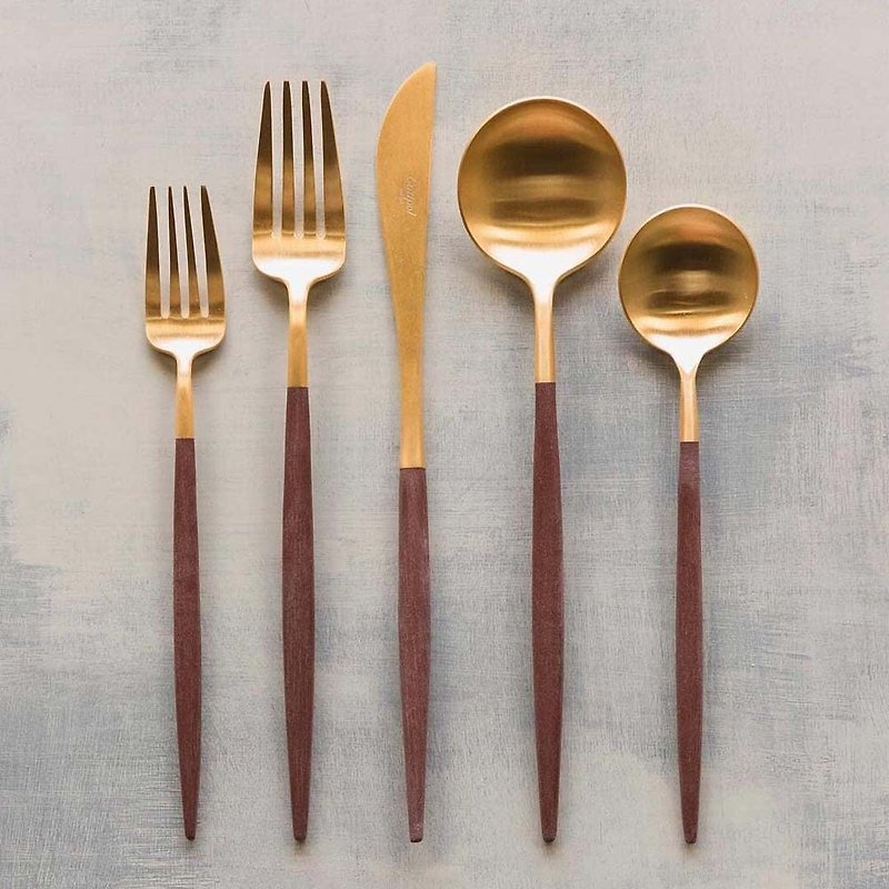 Portugal Cutipol | GOA / Brown Gold / Single Tableware - Cutlery & Flatware - Stainless Steel Brown
