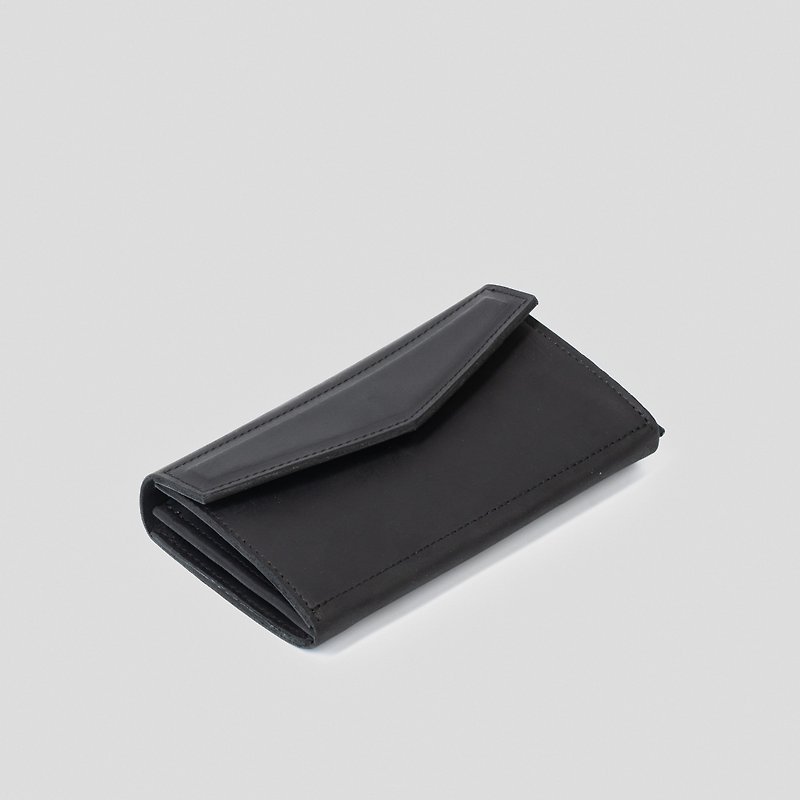 Women's Leather Continental Wallet - Spacious & Chic | Premium vegetable-tanned - Wallets - Genuine Leather Black