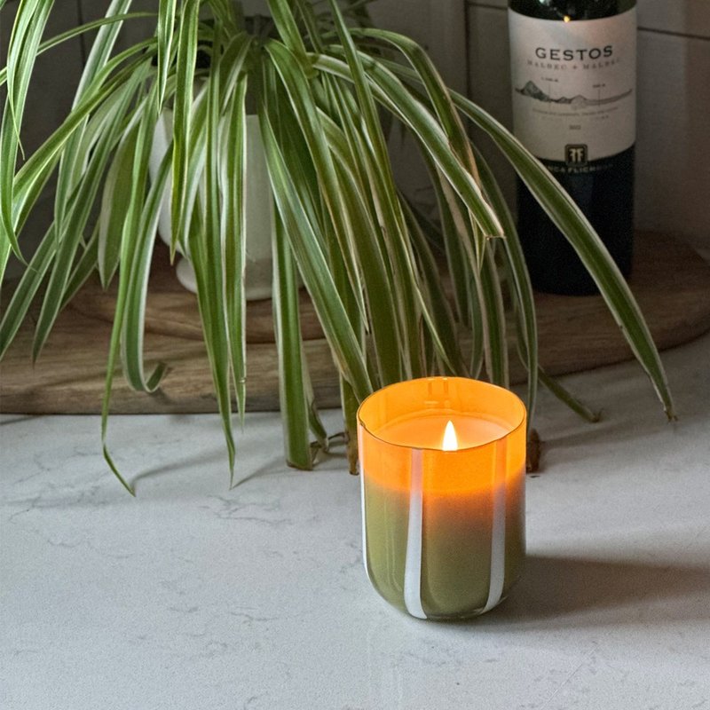 【英國 MÆGEN】Atina 玻璃杯蠟燭-橄欖 & 檸檬 /280g - 香氛蠟燭/燭台 - 玻璃 綠色