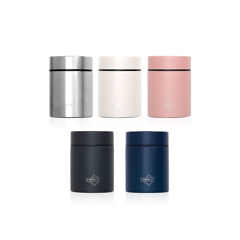 POKETLE | Extremely lightweight insulation pot (5 colors) - Vacuum Flasks - Stainless Steel Pink