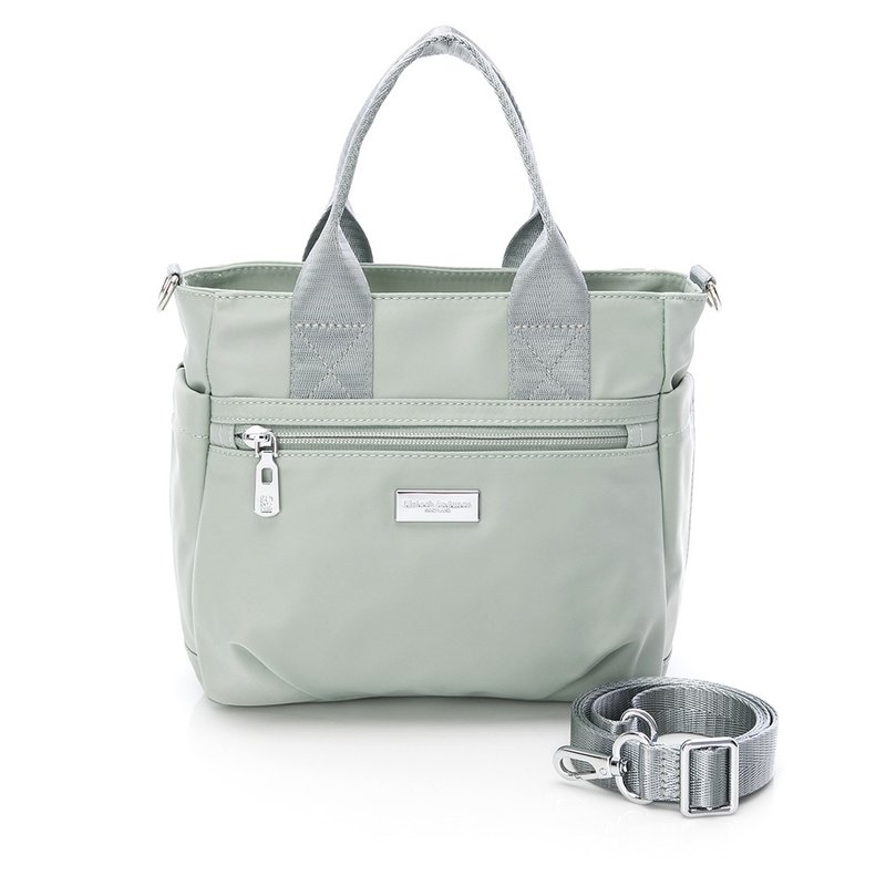 【Kinloch Anderson】Basic Crossbody Tote Bag-Mint Green - กระเป๋าถือ - เส้นใยสังเคราะห์ สีเขียว