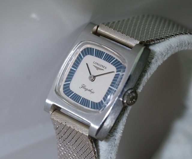 LONGINESフラッグシップ80年代手巻きメカニカルウォッチスイスヴィンテージレディースユニセックス - ショップ  basiconbananaisland 腕時計 - Pinkoi