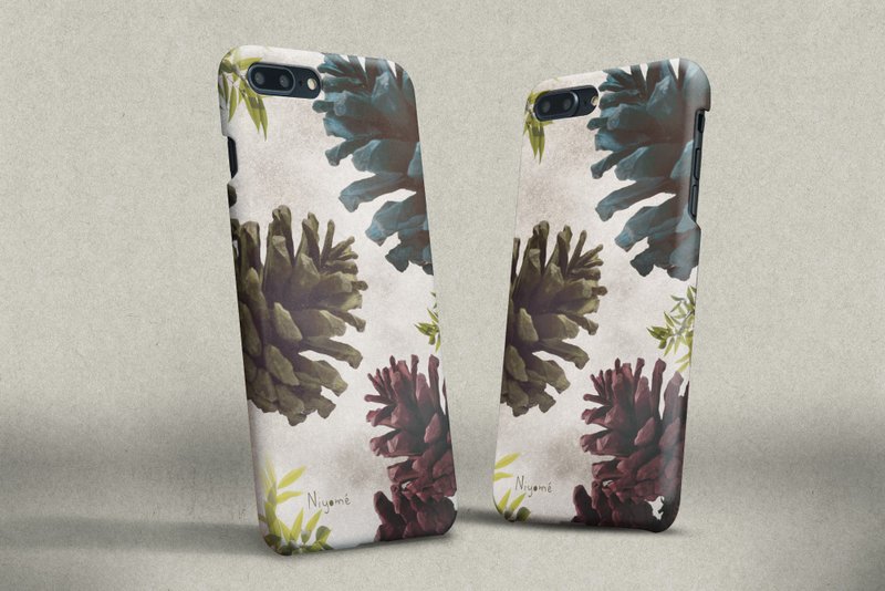 iphone case color Pine cones for iphone5s,6s,6s plus, 7,7+, 8, 8+,iphone x - 手機殼/手機套 - 塑膠 多色