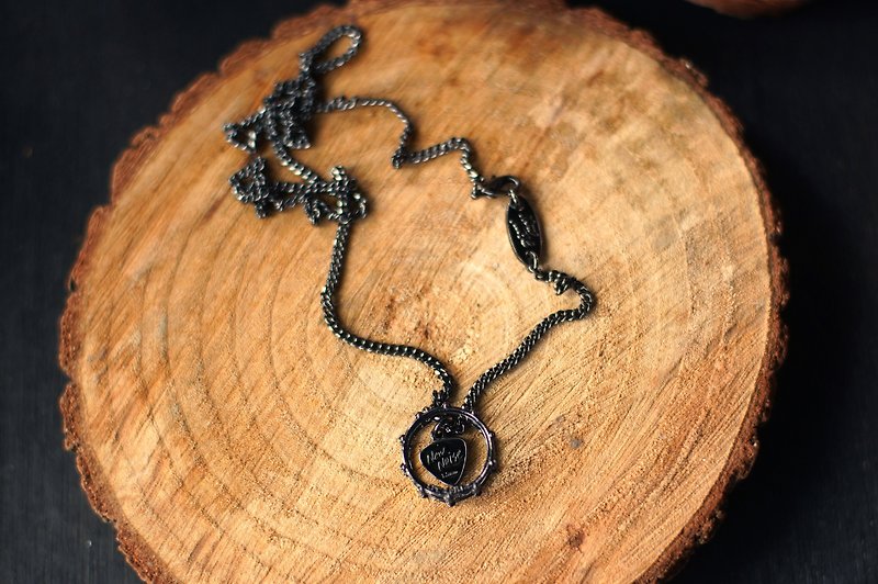 Courage Necklace - Necklaces - Other Metals Black