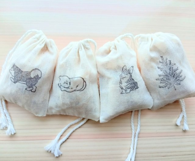 青森ひば　サシェ　ポプリ 青森ひば サシェ 5個セット 柴犬 絵柄ランダム ポプリ 除湿 消臭