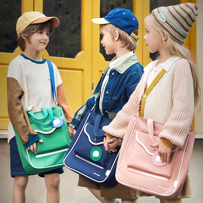 kocotree simple large capacity crossbody bag - Backpacks & Bags - Polyester Blue