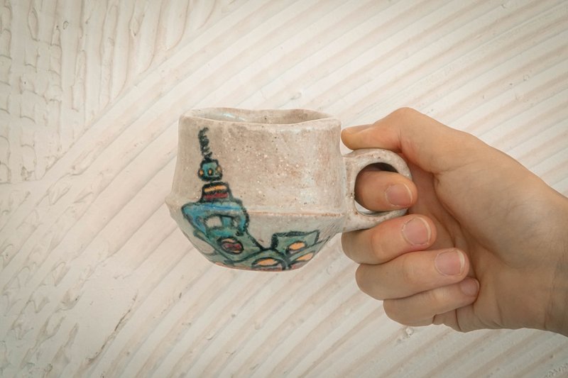 Crazy Snacks-Small Cup - Cups - Pottery 