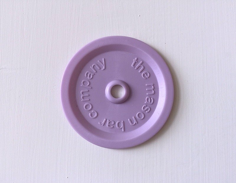 MasonBar Straw Cup Lid-Narrow Mouth Purple - Other - Plastic Purple