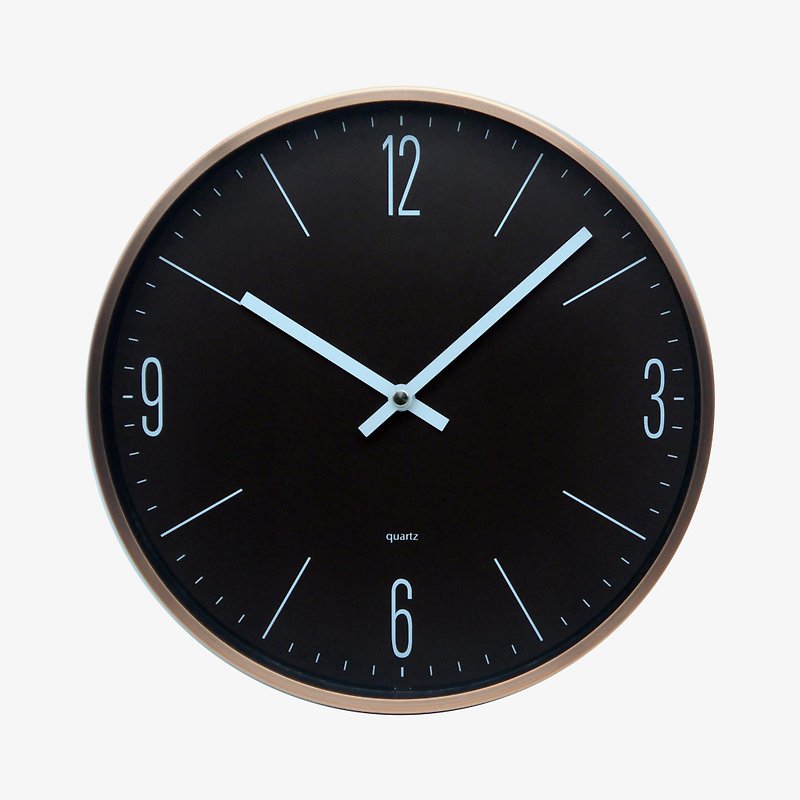 Euro-Digital Alarm Clock with Fundus Sky Clock - Clocks - Other Metals Black