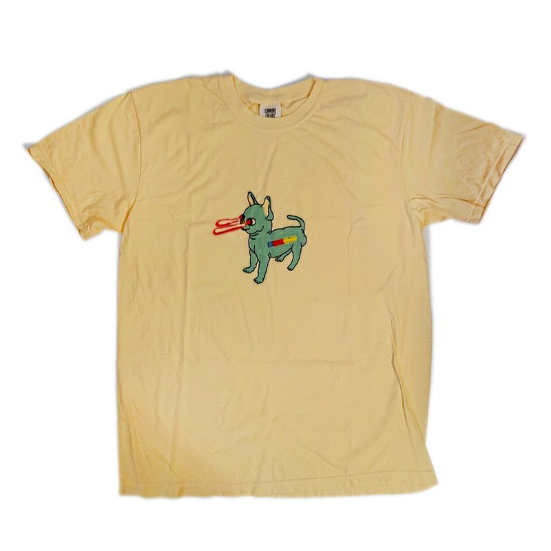 吉娃娃雷射槍 T - shirt - 女 T 恤 - 棉．麻 多色