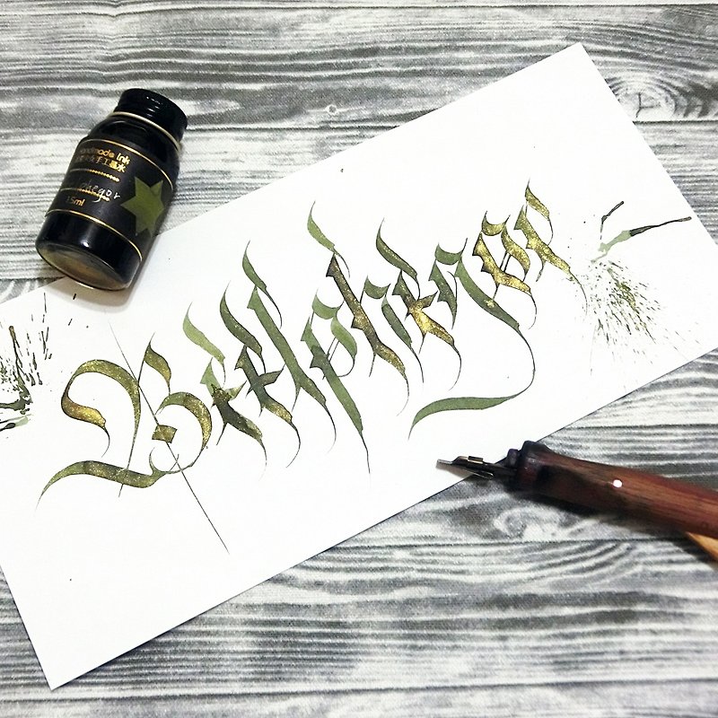 【Hand Ink】Devil Series─Belfinger - Other - Pigment Green