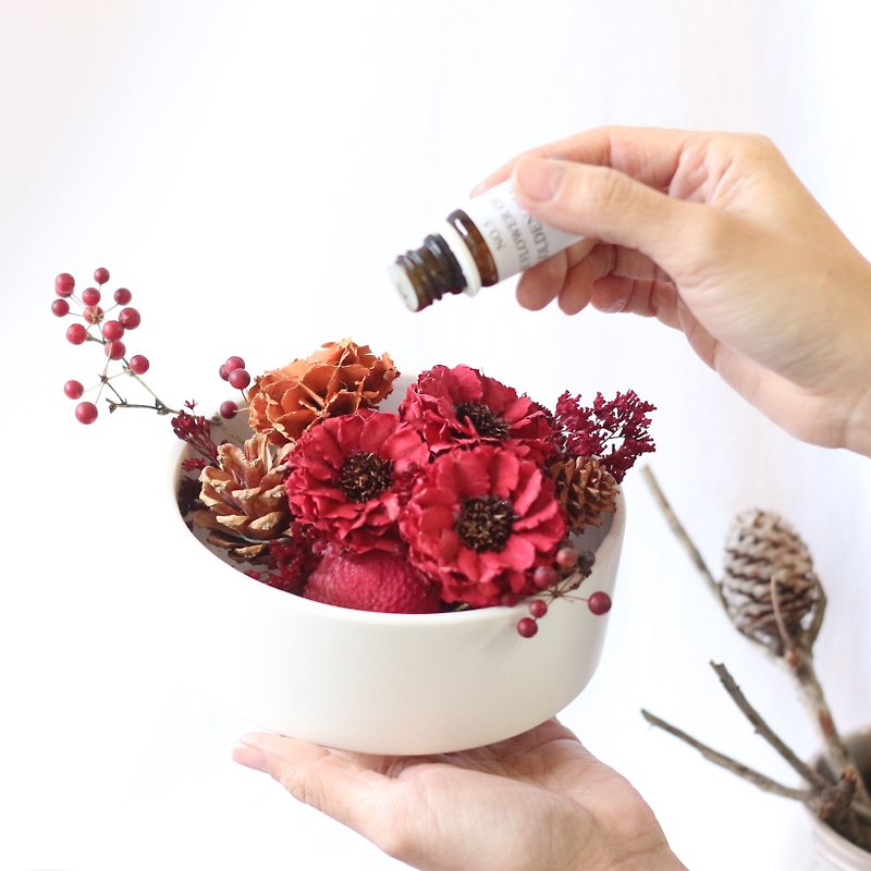 【Reunion】Diffuse table flower/Spring Festival table flower - Dried Flowers & Bouquets - Plants & Flowers Red