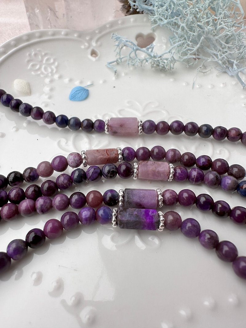 Xinchen - Sujulai Design Bracelet Shujulai Crystal - Bracelets - Semi-Precious Stones Purple