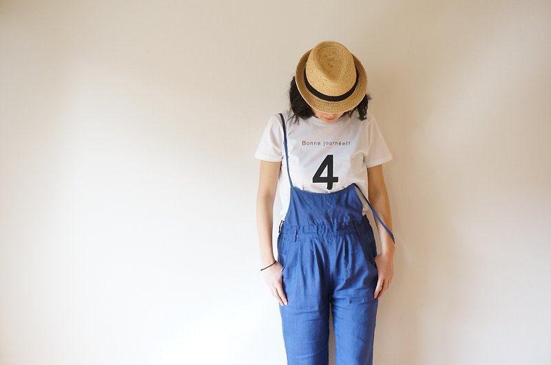 Dusty Linen Salopette Ladies size - Overalls & Jumpsuits - Cotton & Hemp Blue