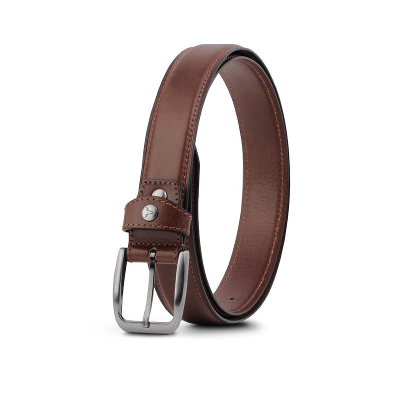 [Free upgrade gift packaging] Tasteful Gentleman Retro Casual Belt-Brown/VA007-001-BR - Belts - Genuine Leather Brown