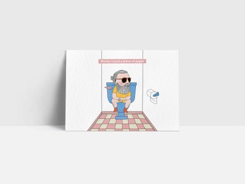 MALUT DESIGN 錢只是一張紙 | 明信片 | malut