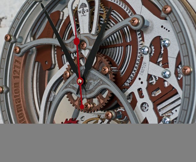 Moving Gears Wall Clock