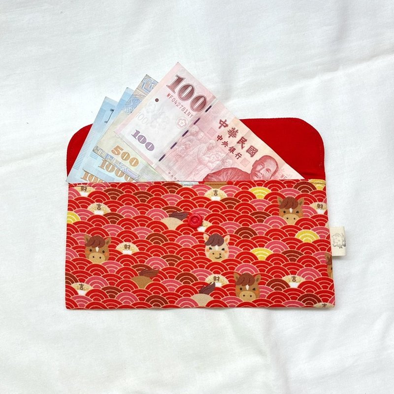 【即日発送_現品限り】午年のお年玉袋 お正月 お年玉袋 通帳ケース - ご祝儀袋・ポチ袋 - コットン・麻 