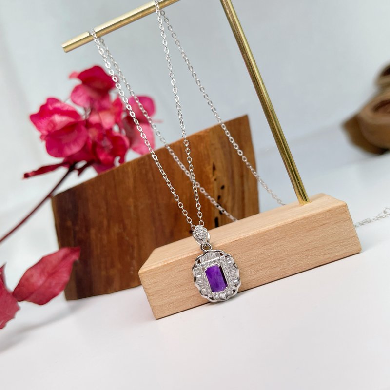 健康/心靈/事業-帝王紫舒俱萊珠寶項鍊 - 項鍊 - 寶石 