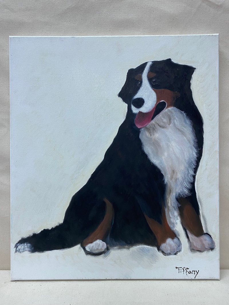 Customized/Bernese Mountain Dog/Oil Painting/Art Decoration - Posters - Linen 