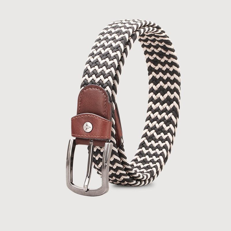 [Free upgrade gift package] Casual men's cowhide leather braided needle belt-three colors/VA011-006 - เข็มขัด - ไนลอน 