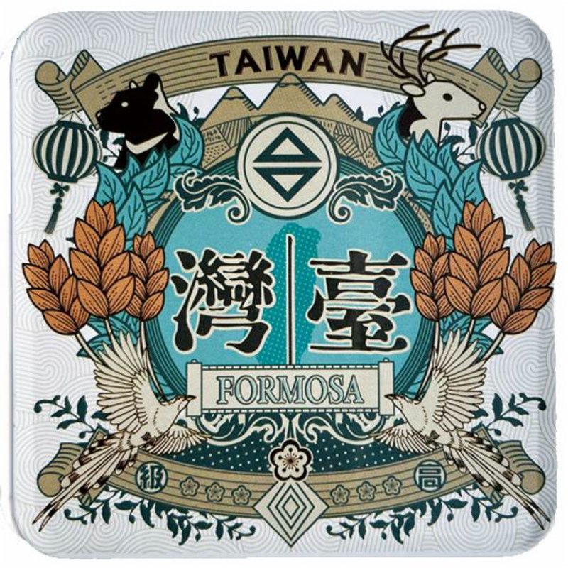 珍愛台灣 【方磁鐵杯墊】 - 杯墊 - 其他金屬 藍色