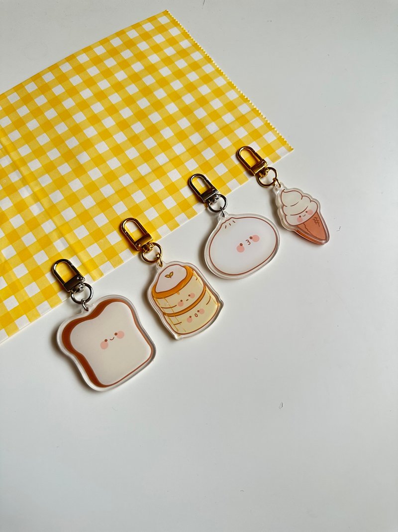 acrylic keychain - Keychains - Acrylic Orange